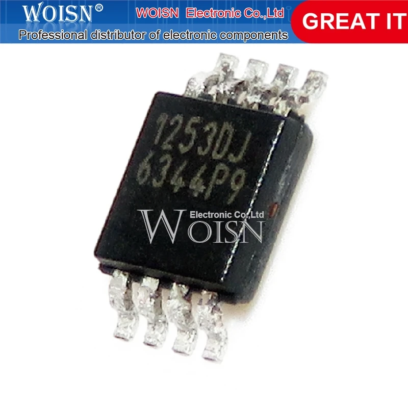 

5pcs/lot MCP1253T-ADJ/MS 1253DJ MSSOP-8