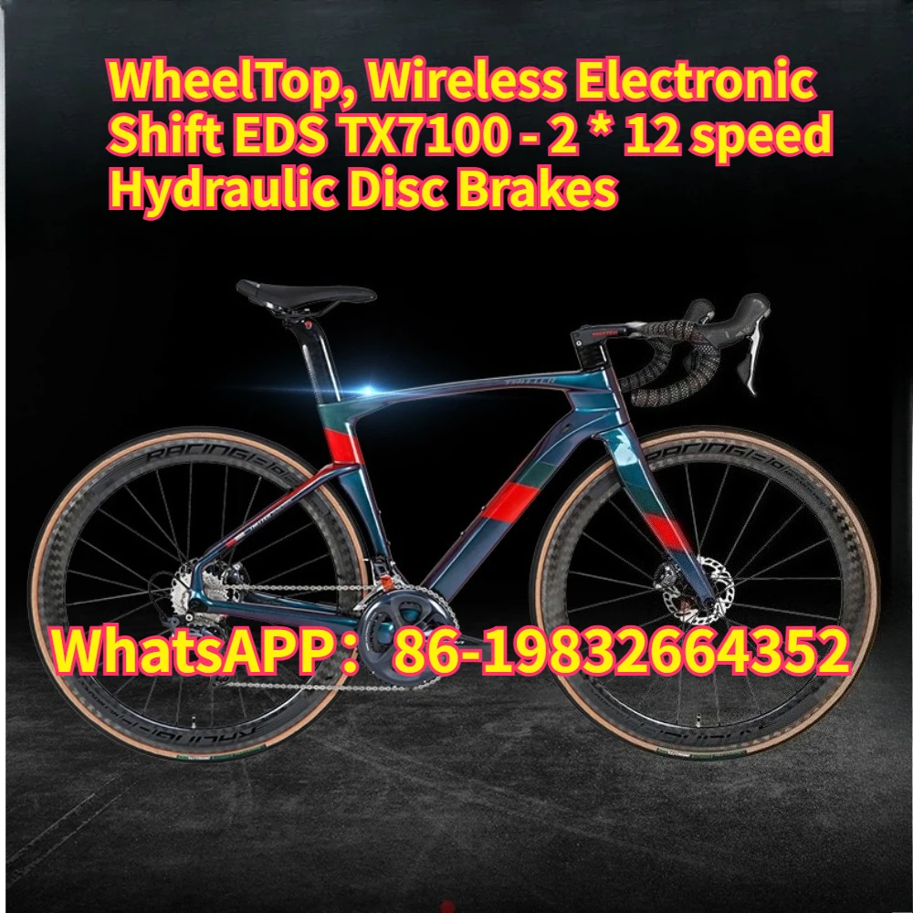 

TWITTER Tornado Ultimate EDS TX7100 Electronic Transmission 24Speed,Inner Cable,Carbon Fiber Road Bike,Hydraulic Oil Disc Brake