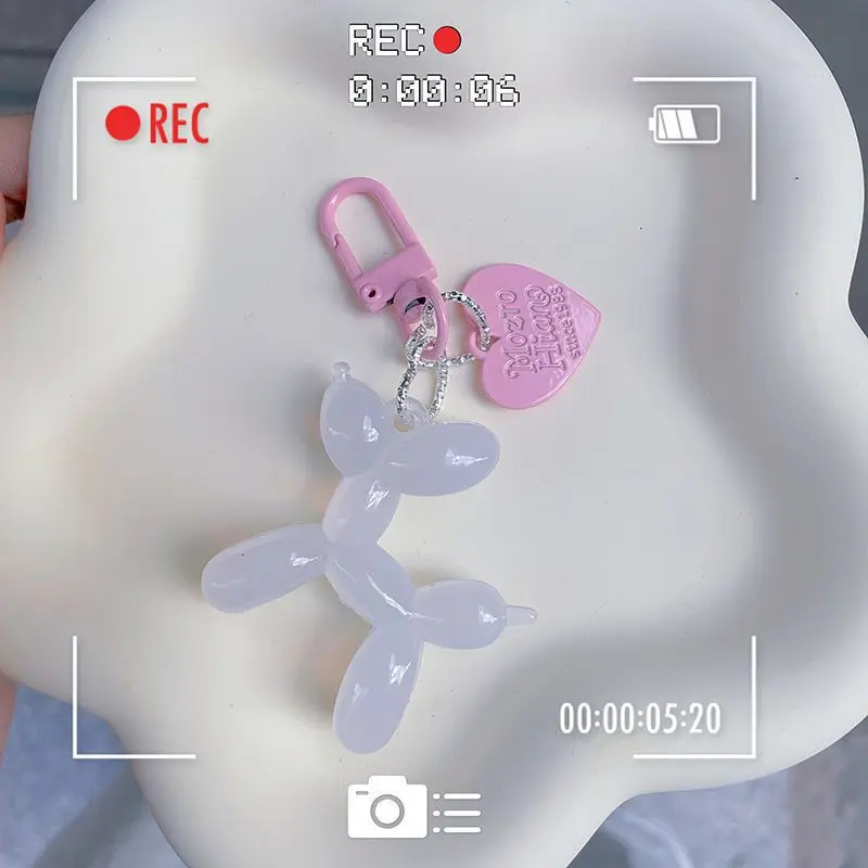 Entzückender Ballon-Hund-Schlüsselanhänger für Frauen, Y2k-Taschenanhänger, niedliche Welpen, Acryl, Tierliebhaber, Schlüsselanhänger, Freunde, Schlüsselanhänger, Geschenk – Detail 17