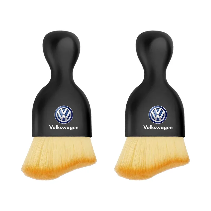 Car Interior Cleaning Tool Dashboard Air Outlet Soft Brush for VW Volkswagen Golf Polo Passat Tiguan Touran Jetta CarAccessories