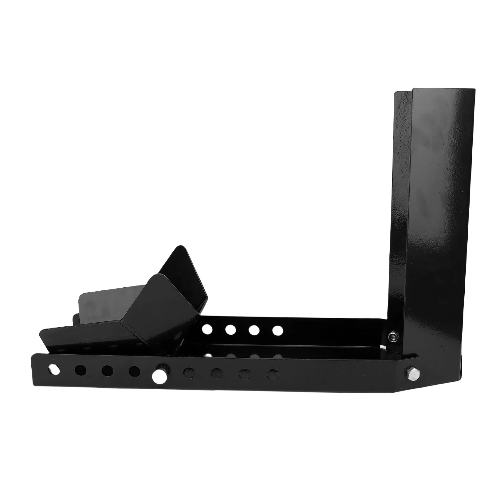Motorcycle Wheel Chock Antislip 3000lbs Load Capacity Black Heavy Duty Trailer Front Tire Stand for 8-24 Inch Wheels Crusier new