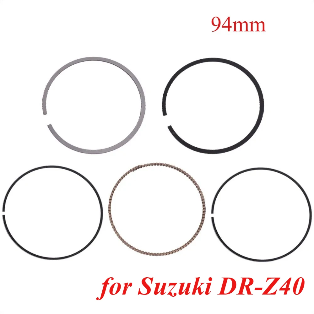 

94mm 12140-29F00-000 Motorcycle Engine Piston Rings Kit for Suzuki DR-Z400 DR-Z400E LT-Z400 QuadSport KLX400R KFX400 KSF400