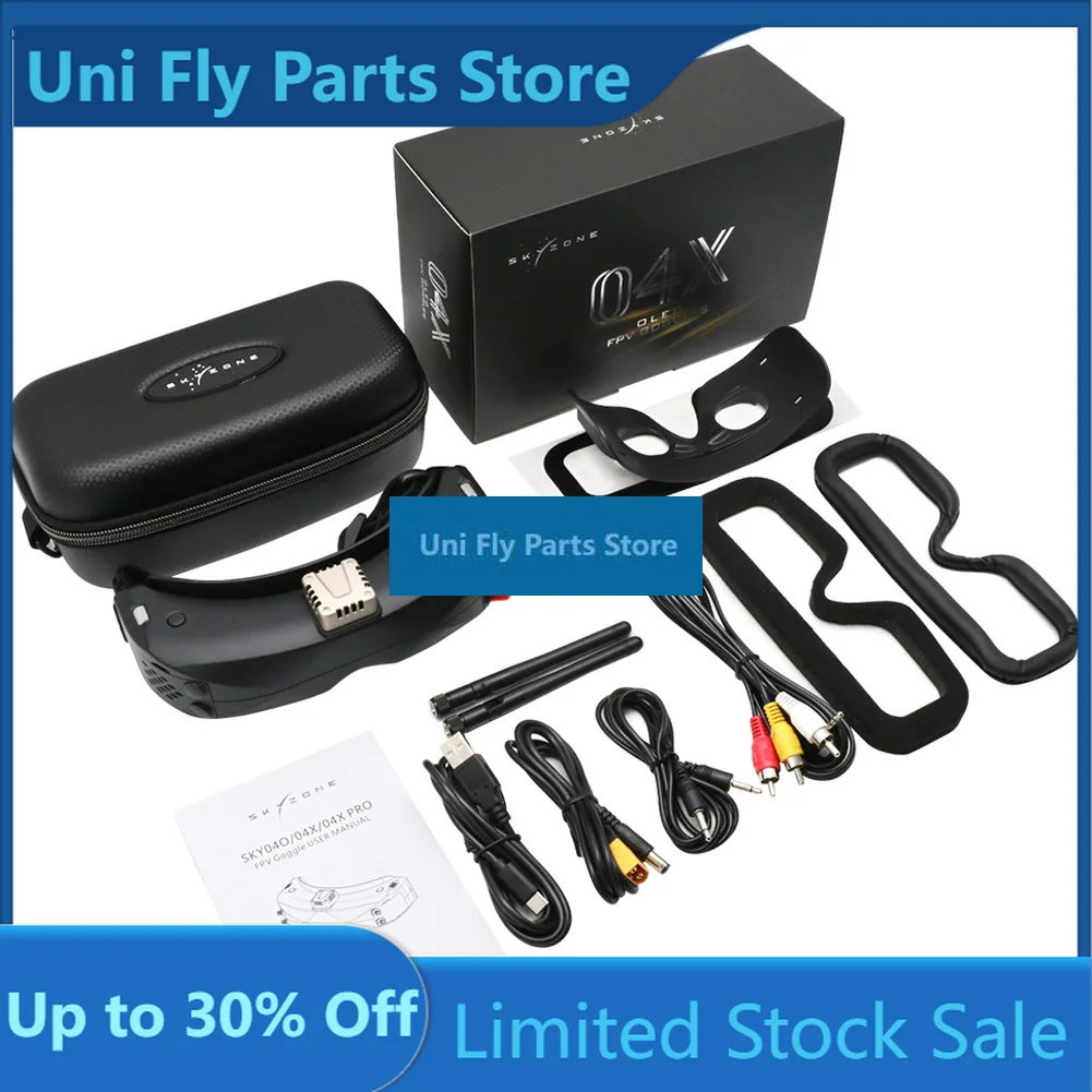 UniFly SKYZONE SKY04X PRO / SKY04O Pro FPV Goggles 5.8Ghz 48CH 1920*1080 DVR Video Glasses for RC Drone Airplane