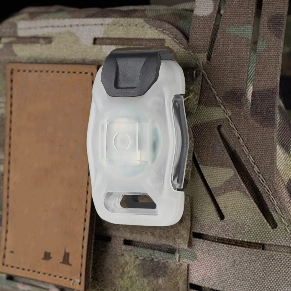 

Фонарь для шлема Molle, водонепроницаемый, 2 режима, для тактического жилета, на батарейках, для охоты и кемпинга