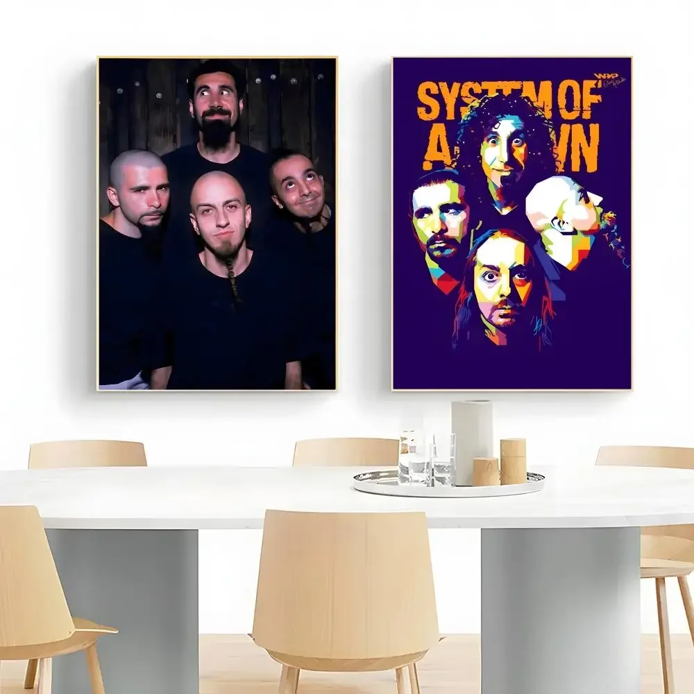 Metal Album S-System of a Down Toxicity Poster Wall Art Print Decorative Mural Home Decor Gift Unframed