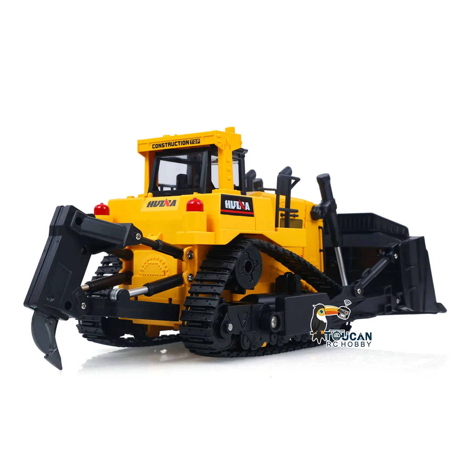 RC Bulldozer HUINA 1554 1/16 Elektrischer Ferngesteuerter Bulldozer RTR Metall-Ripper Lichteffekt Batteriebetriebenes Fertigmodell Geschenke – Detail 8