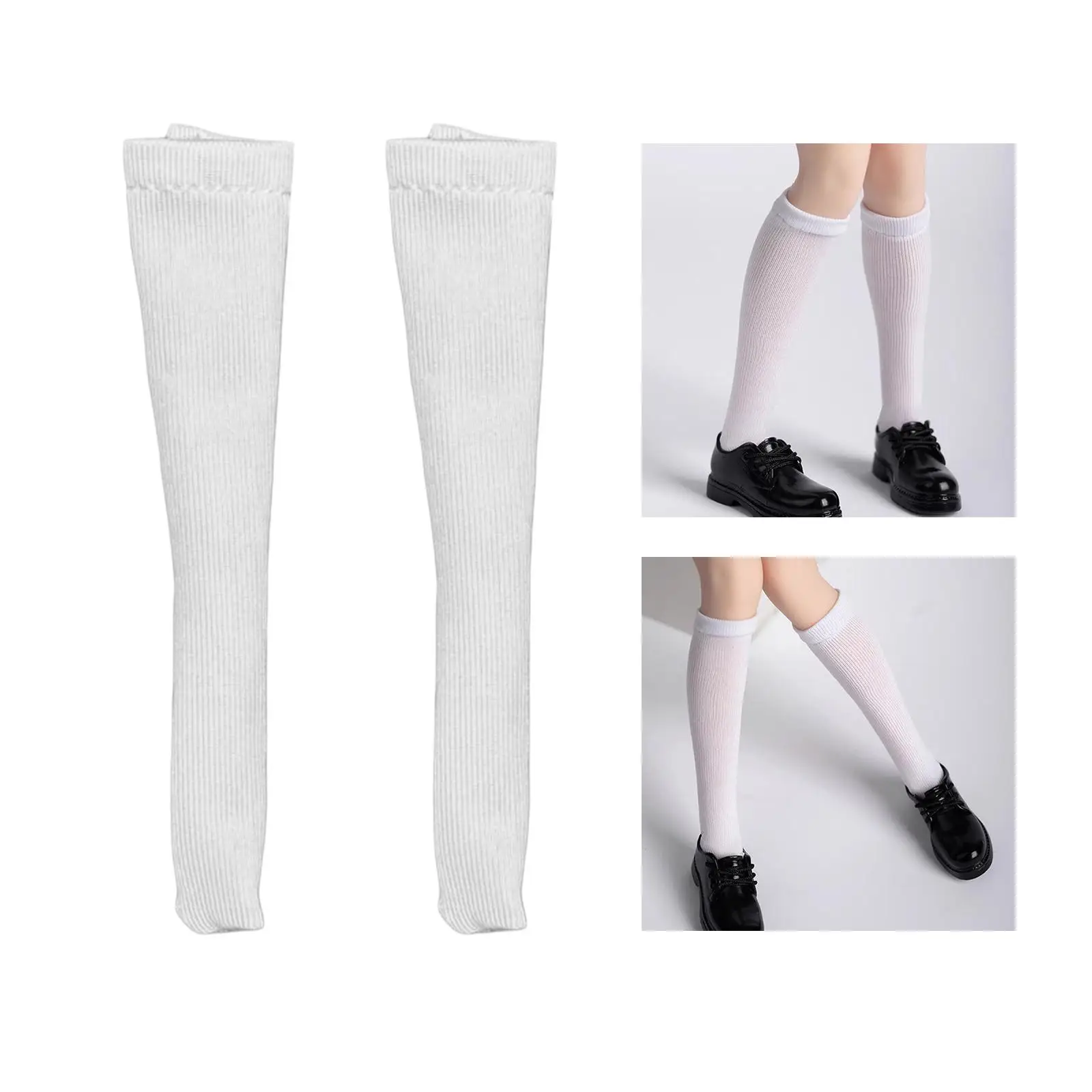 Calzini per action figure femminili 1/6, vestiti per bambole, accessori giocattolo per bambole snodate da 12 pollici per collezionisti