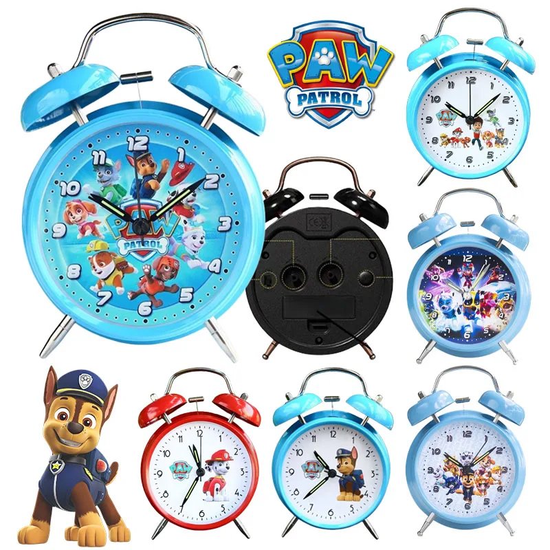 

Щенячий патруль будильник мультфильм погоня прикроватный будильник украшения для детей утренние часы-будильник аксессуары для дома подарок на день рождения