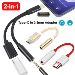 USB Type C To 3.5mm Aux Adapter Type-c 3 5 Jack Audio Cable Earphone Cable Converter for Oneplus Huawei Xioaomi Redmi Universal