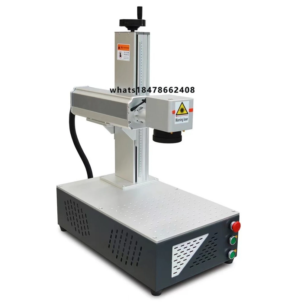 20W Small Portable Air Cooling Marking Machine for Leather Plastic Logo Engraving Supports DXF/PLT/BMP/AI Formats