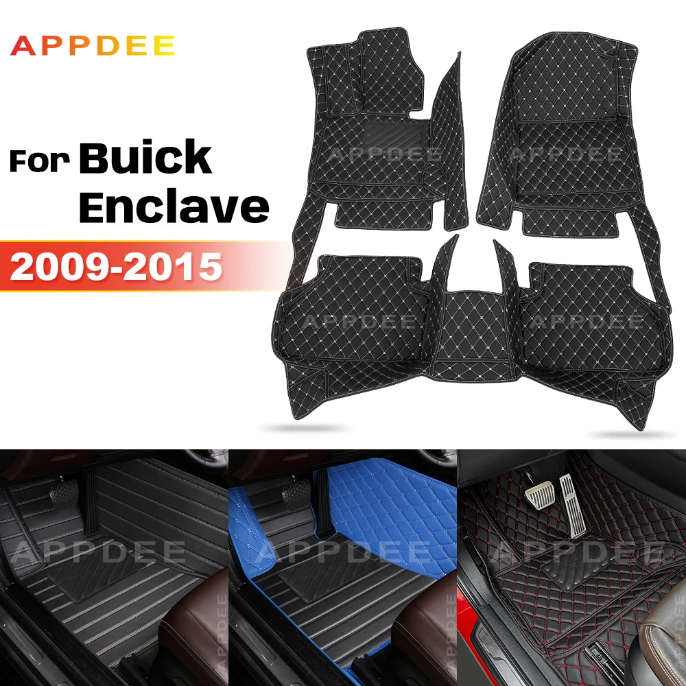 

Car Floor Mats For Buick Enclave 2009 2010 2011 2012 2013 2014 2015 Custom Auto Foot Pads Carpet Cover Interior Accessories