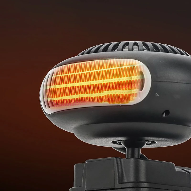 Car Heater Electric Fan Heater with Dual USB Ports Winter Car Window Defogging Machine for Makita 20V Battery (No Battery)