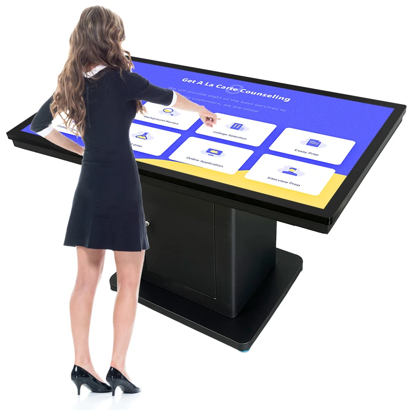 43 49 55 Inch Windows Interactive Multi Smart 4k Touch Screen Table For Meeting