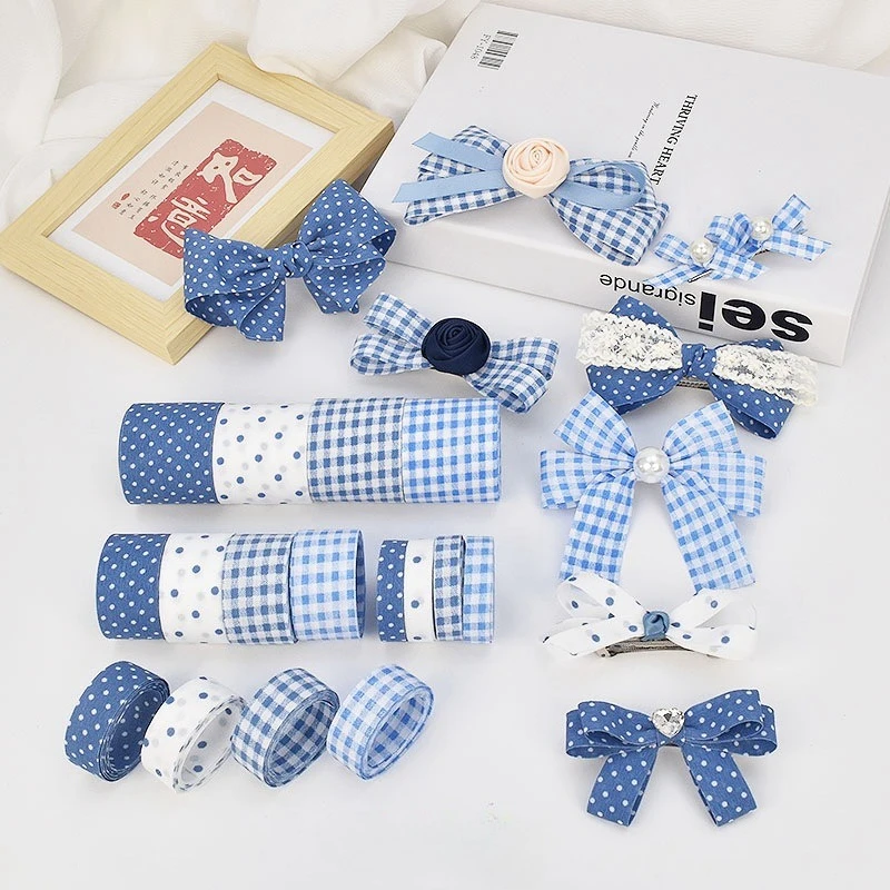 2 adet kareli puantiyeli tarak - Lace Ribbon Trim incelemesi ve fiyatı