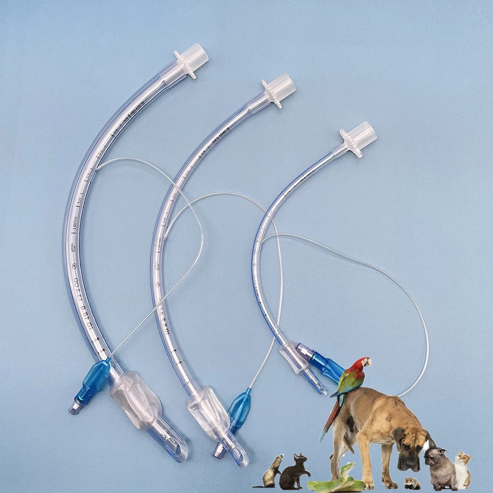 10PCS Cat Dog Rat Pet Small Animal Endotracheal Intubation Tube Cuff Inflation Pressure Maintain Airway Anesthesia Associated