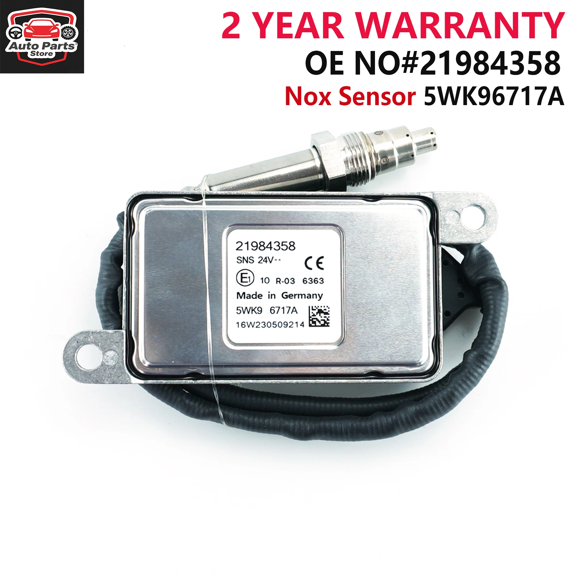 

5WK9 6717A 21984358 Nitrogen Oxygen Sensor 5WK96717A 24V For Volvo FH FM FL VM 500 Renault Truck Nox Sensor