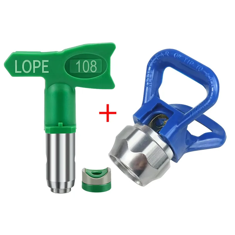 

Набор безвоздушных наконечников LOPE, насадка серии 1–6, костюм низкого давления с защитой насадки 7/8, инструменты для безвоздушного распыления краски Wagner