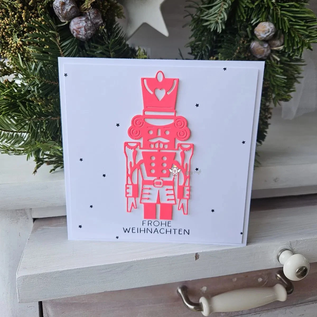 Piggy Craft metal cutting dies cut die mold Nutcracker decoration Scrapbook paper craft knife mold blade punch stencils dies