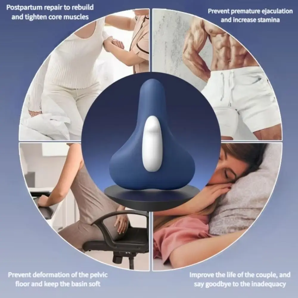 جهاز تدريب عضلات أرضية الحوض الكهربائي كيجل ممارسة استرخاء العضلات التلقائي مدلك شحن لاسلكي تحكم معزز