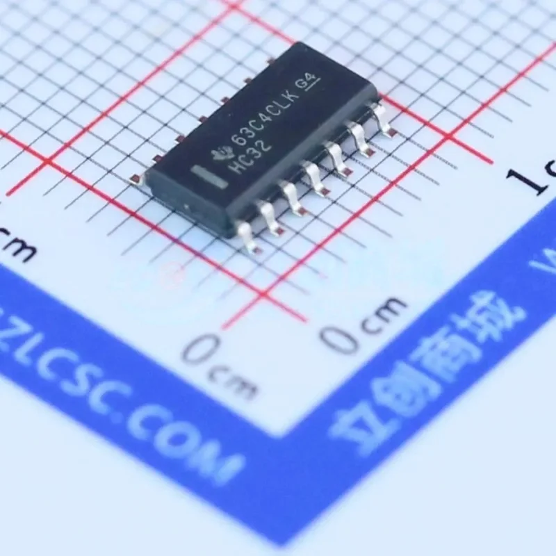 （10pcs)100% New SN74HC32DR 4‑Channel 2‑Input OR Gate Logic IC SOIC‑14 2‑6V 5.2mA Drive Strength 74HC Series