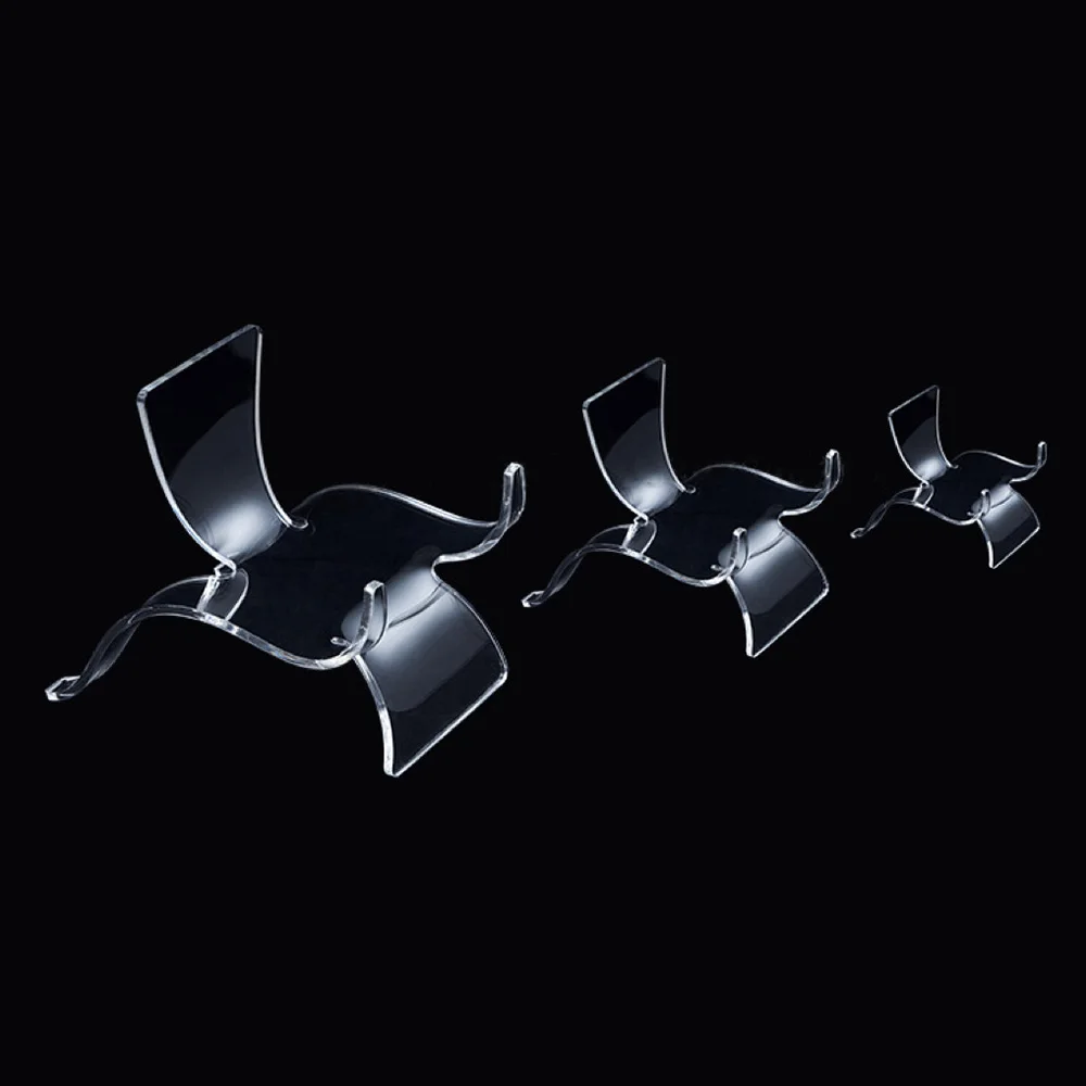 10 Stück Acryl-Displayhalter in Stuhlform, durchsichtige Ausstellungsständer für Edelsteine, Mineralien, Sammlerstücke und Ornamente – Detail 4
