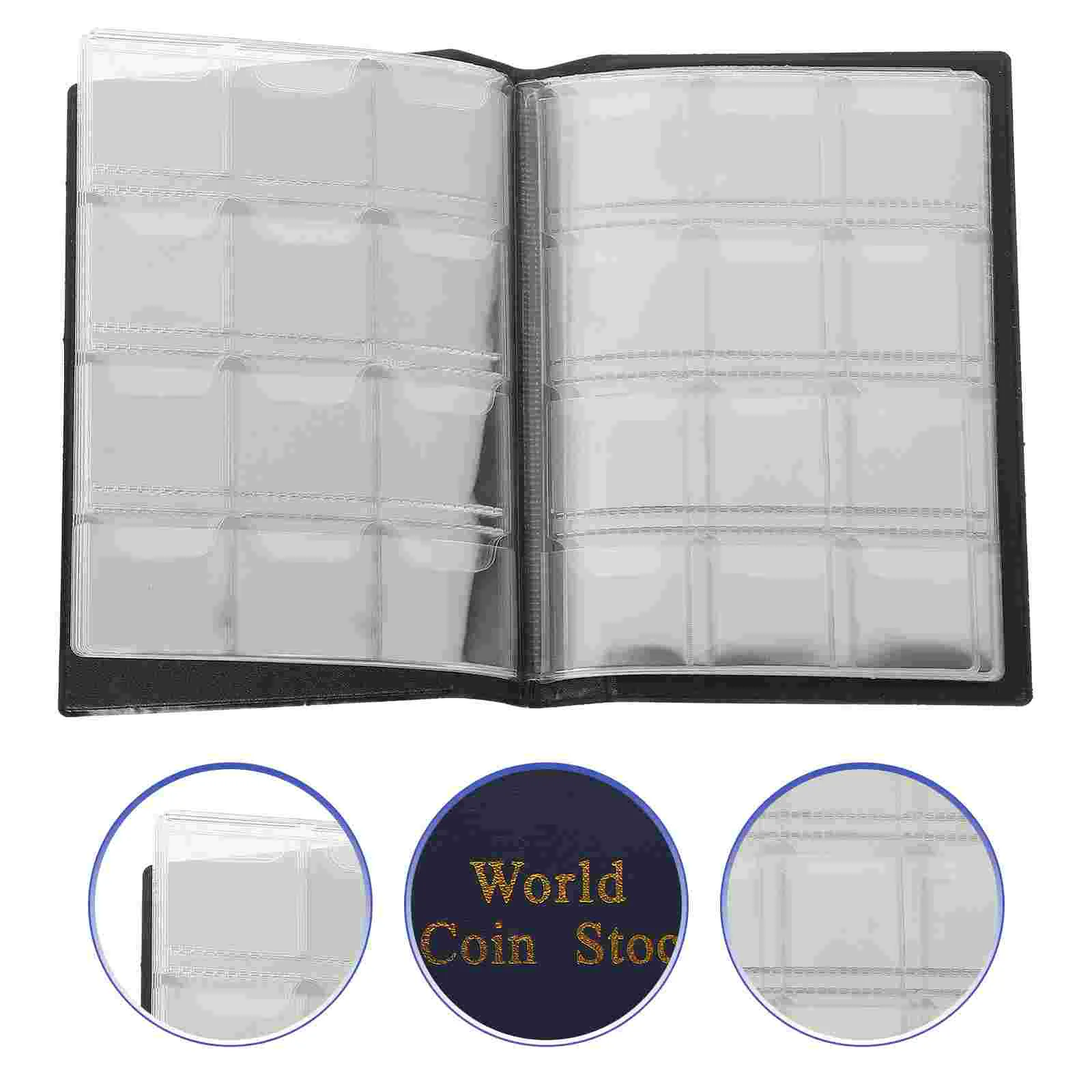 Books Currency Coin Collection Organizer 16X115X2CM Pu Album Commemorative