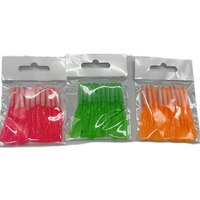 10pcs*5cm Luminous Needle-shaped Octopus Bait Replacement Rig Squid Skirt Lure Sea Fishing Soft Sabiki Lure Jigging Bait