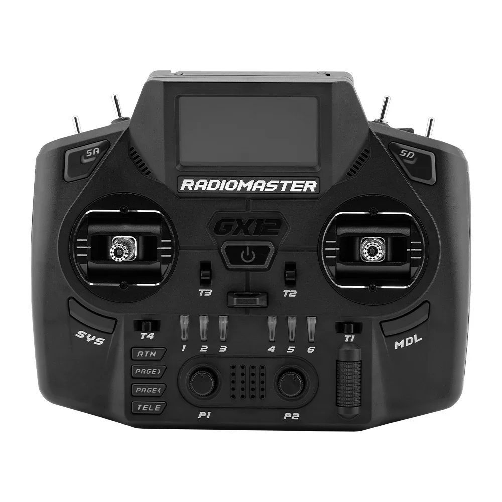 Radiomaster GX12 ELRS controlador de Radio CNC Hall cardán 2,4G/900MHz banda Dual 1000Hz tasa de actualización FPV transmisor de Dron