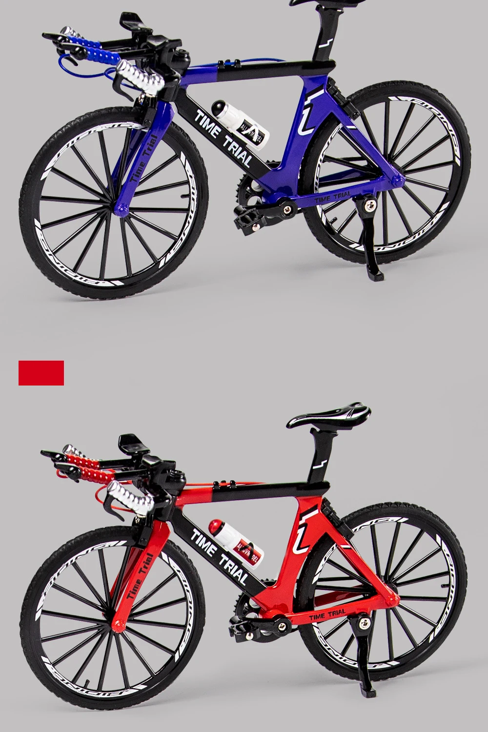 1:8 Modell-Legierungs-Fahrrad, Druckguss-Rennrad, Finger-Mountainbike-Modell, Metall-Taschenfahrrad, Simulations-Sammelspielzeug für Jungen – Detail 10