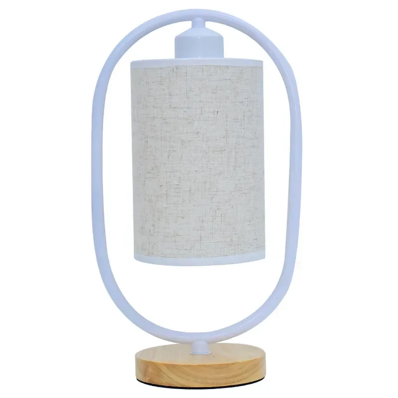 좋은 북유럽 테이블 램프 침실 야간 조명 단단한 나무 분위기 조명