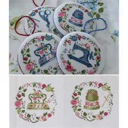 Cross Stitch Kits Embroidery Craft Bears Cross Stich Painting Joy Sunday Christmas Decorations For Home Homefun ZZ520 Hobby Gift