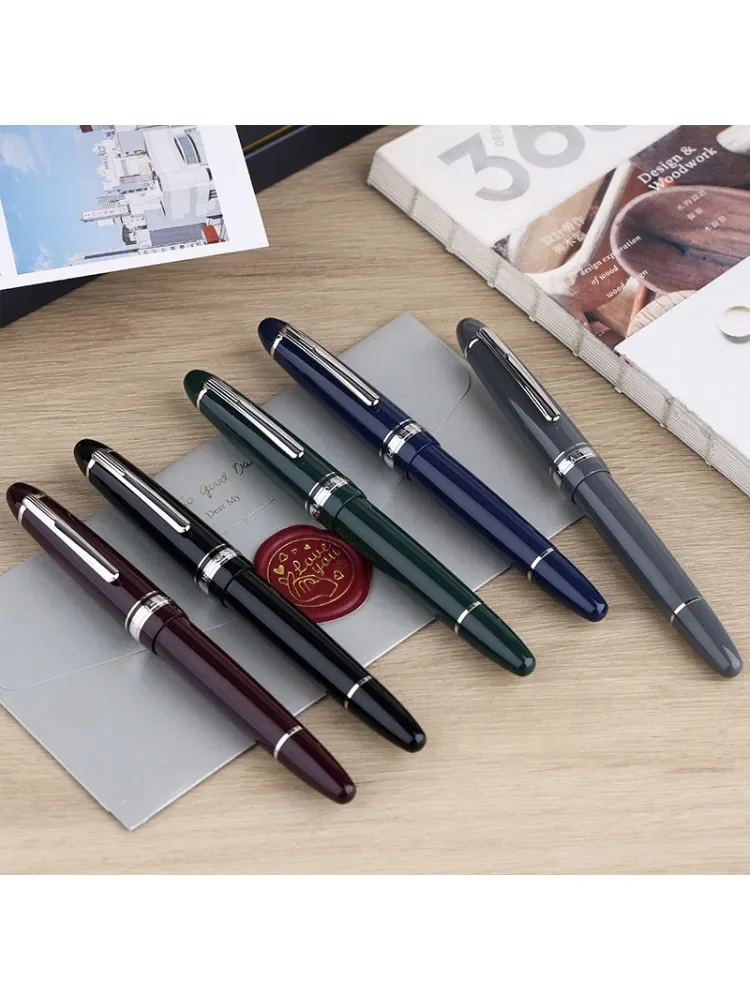 Pióro wieczne MAJOHN P136 z metalowym miedzianym tłokiem i wymienną końcówką do ssania atramentu, rozmiar 6 Da Ming Sharp Ink Pen — zdjęcie produktu 7
