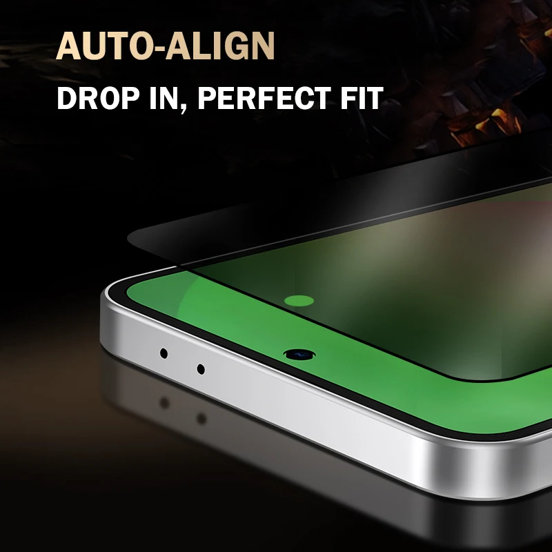 

LeReach CF For Samsung Galaxy A35 A36 A55 A56 5G 2 pcs Privacy Tempered Glass Sensitivity VistaGuard Screen Protector