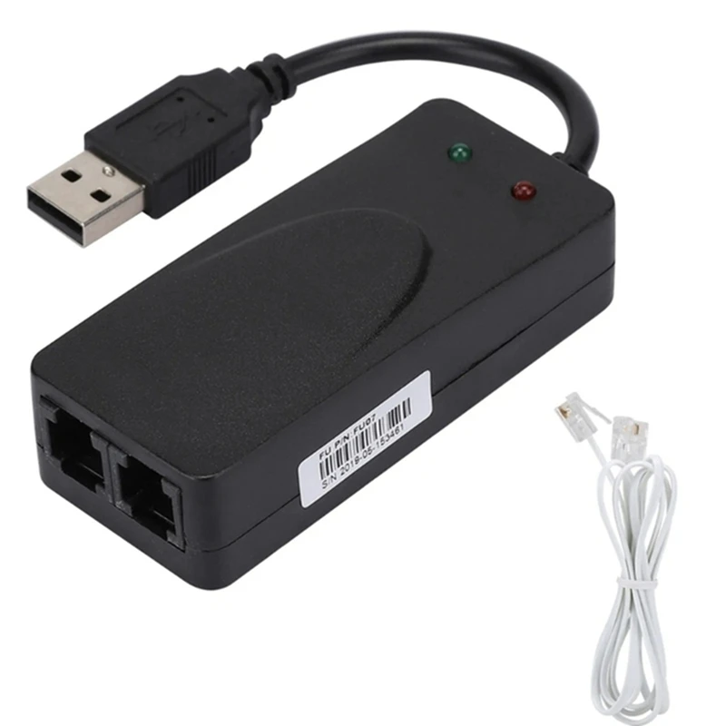 Fax Modem, USB2.0 56K External Modem Driver,Plug And Play USB Modem,Standard And Expanded At Instruction