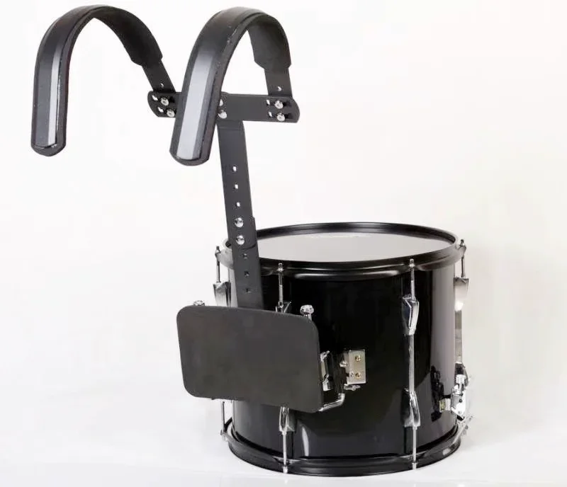

2025 Professional Grade Black Marching Snare Drum Handcrafted High Quality Percussion for Performers