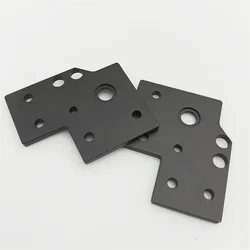 Funssor 2pcs VC4 V-core4 3D printer XY motor aluminum alloy CNC dual motor spacer kit 5mm thickness for V-core4 hybrid