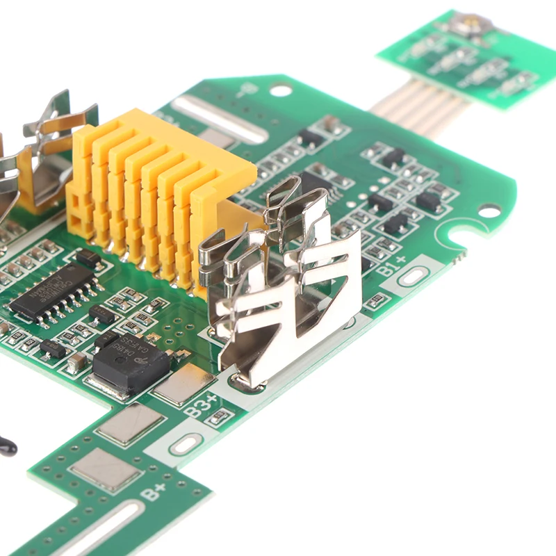 Papan sirkuit PCB, untuk Makita 18V 3,0 ah BL1850B BL1840B baterai Lithium Charging perlindungan papan sirkuit indikator baterai 1 buah