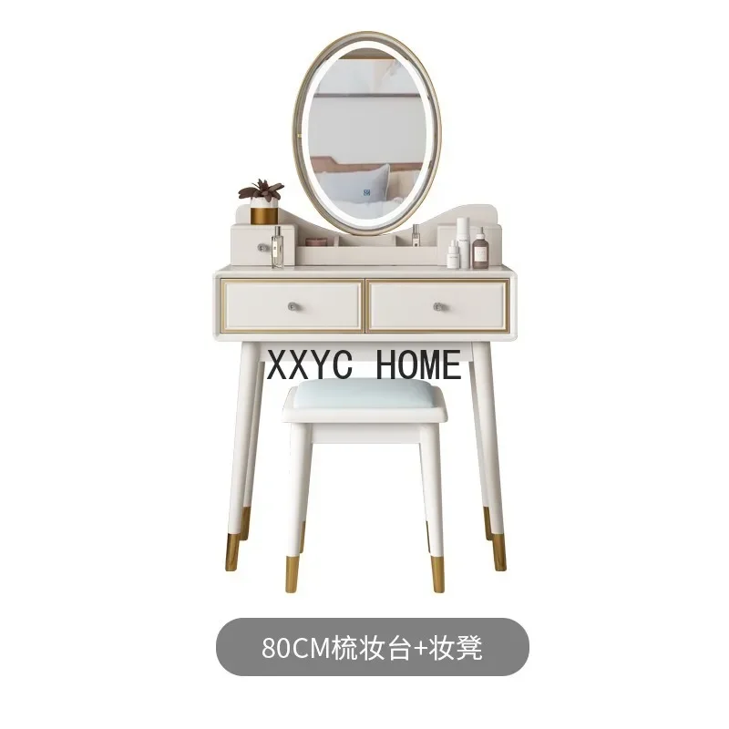북유럽 60cm 미니 라이트 럭셔리 드레싱 테이블 라이트 침실 현대 간단한 스토리지 메이크업 테이블