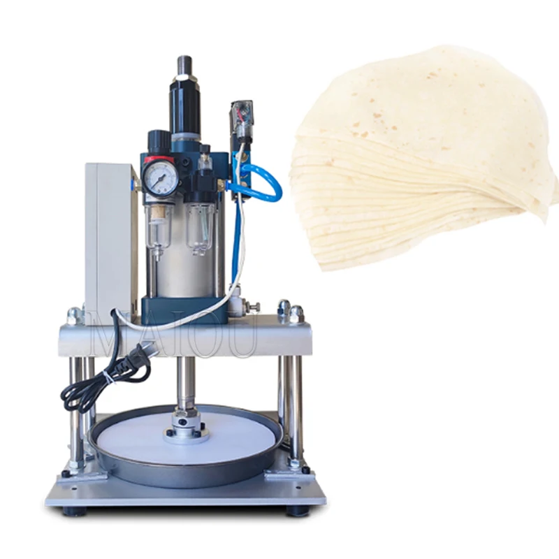 

22cm/25cm/30cm Pneumatic pizza dough pressing machine Tortilla pie Press Maker pita bread presser machine pizza base roller mach