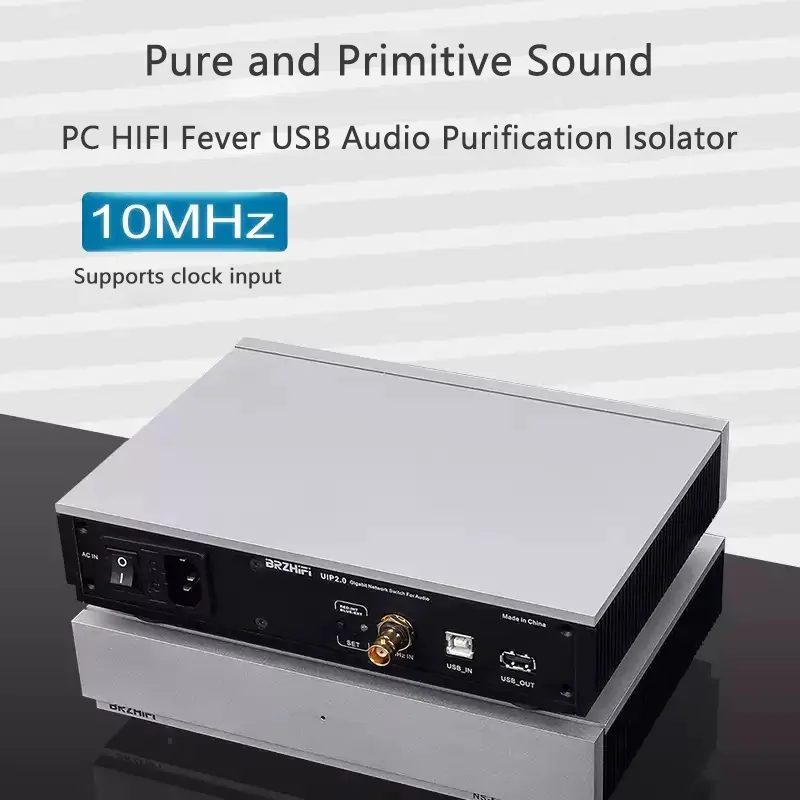 Aluminum Alloy Supports 10MHz Clock Input PC HlFl Fever USB UIP2 Audio Purification Lolator