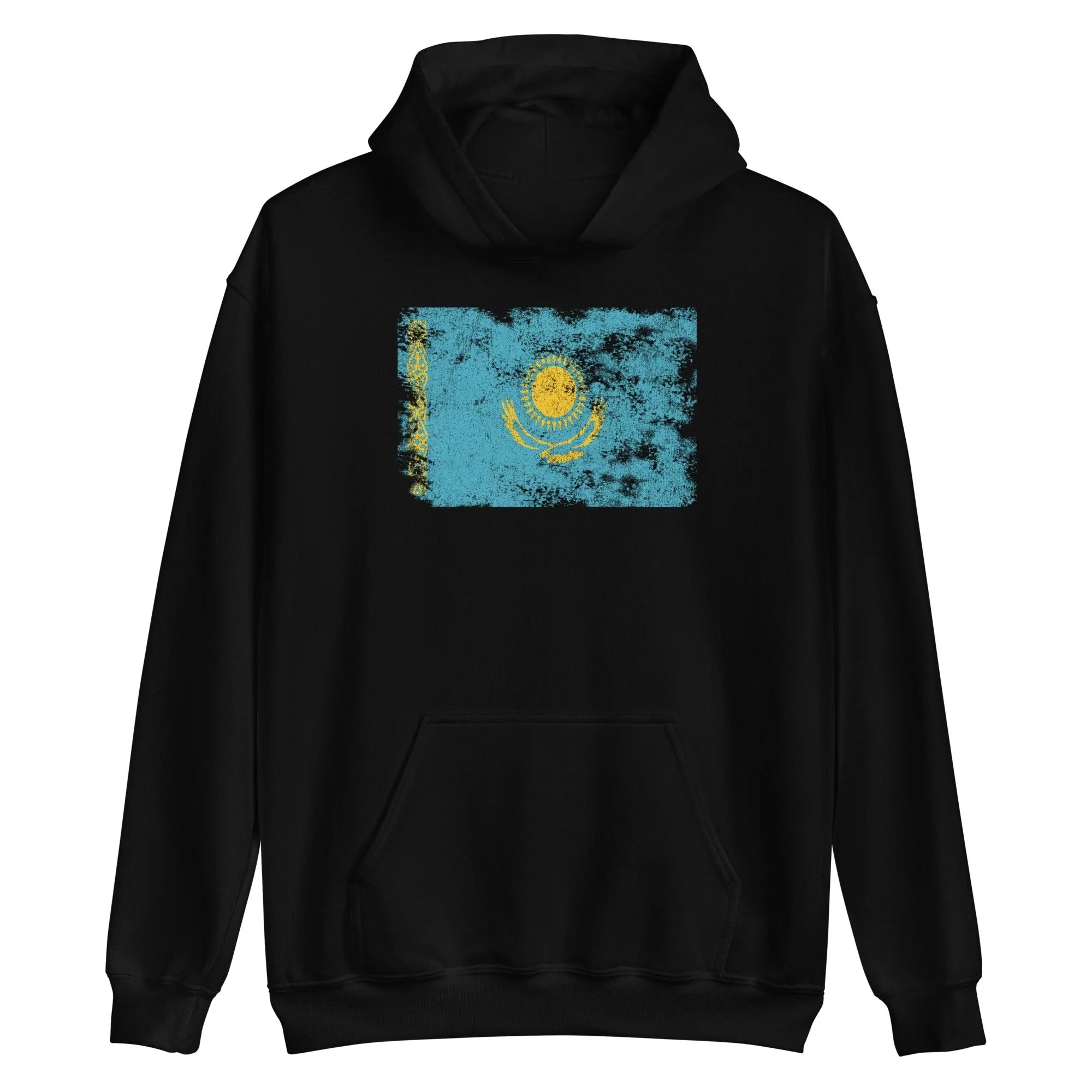 

Kazakhstan Flag Hoodie Men's and Women's Long Sleeve Sweatshirt Pullover Sportswear Men Clothing Tops Retro Hip Hop Streetwear