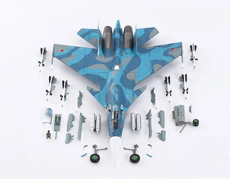 Fine HA6407 1/72 russe foutteur SU-33 D Fighter modèle Su33 Navy alliage produit fini modèle de collection