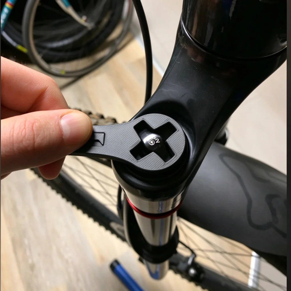 Front Fork Air Valve Cap Wrench Compatible With RockShox Lyrik And Other Models With 35mm Stanchions Simple And Effective