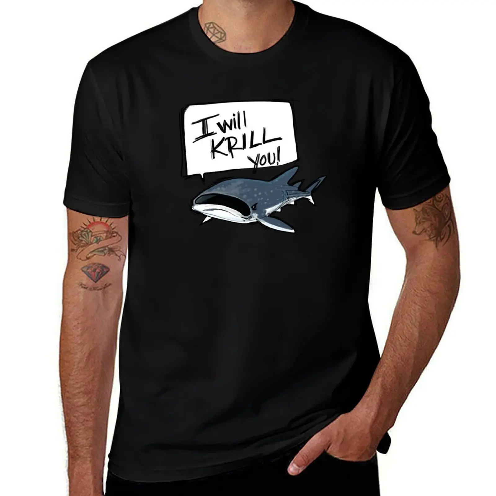 

Kriller whale shark T-Shirt man t shirt heavy cotton man graphic t shirt man t shirt designer T-Shirt