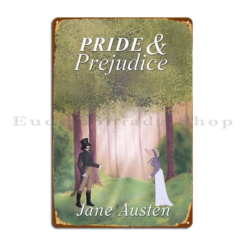 الكبرياء والتحامل لوحة معدنية ملصق اللوحة جدارية جدار الكهف بار كهف مخصص تين تسجيل ملصق #1