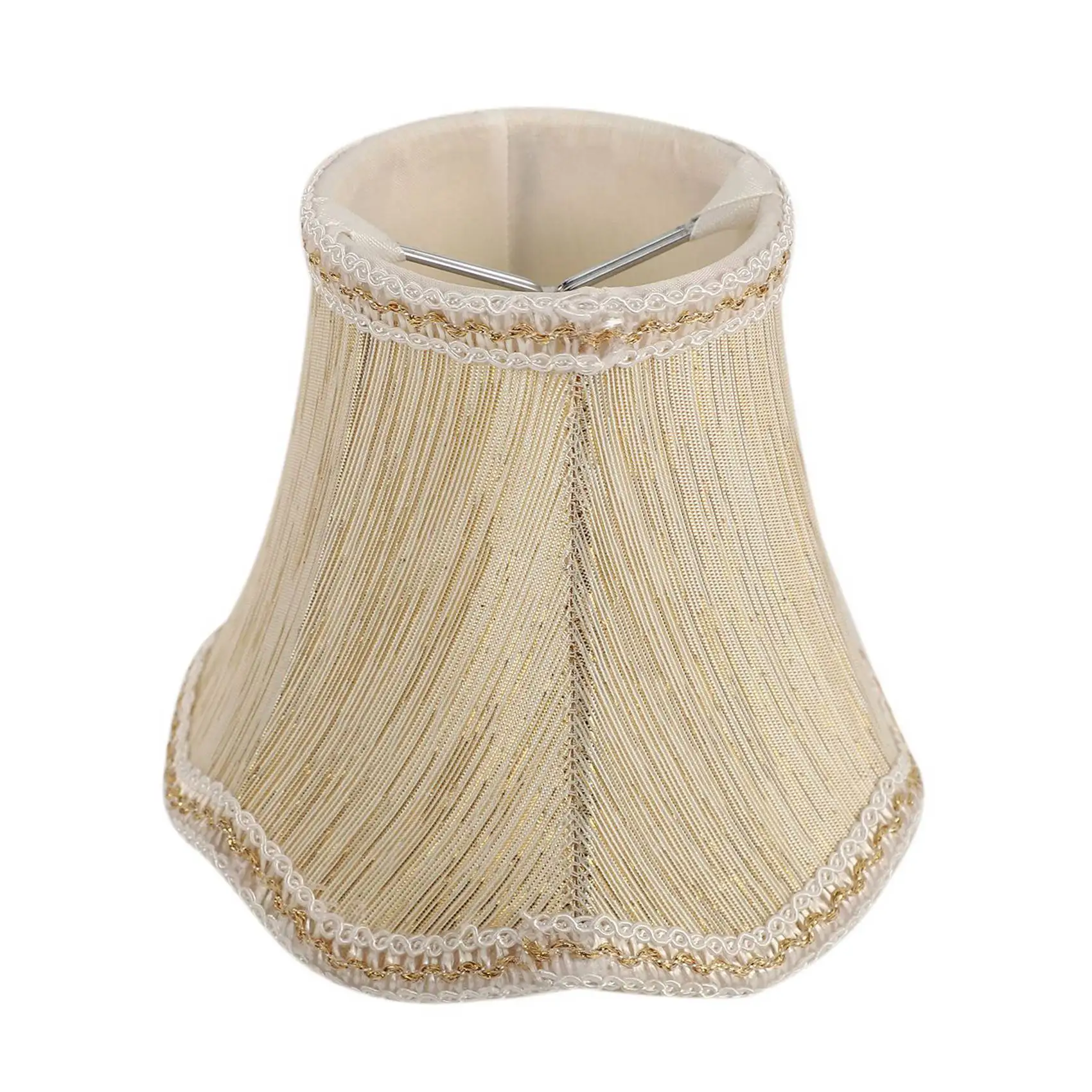 

B28C-Set Of 12 Chandelier Shades,ONLY For Candle Bulbs,Clip-On Fitter Lamp Shades