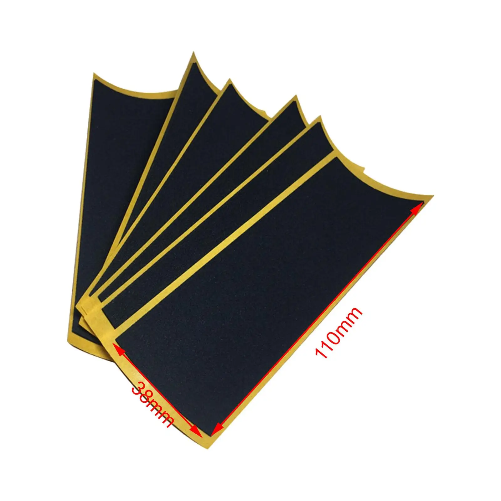 Fingerboard Accessory Grip Tape Stickers 6pcs Non Slip Foam Deck Tape for Mini Skateboards Shockproof Wear Resistant
