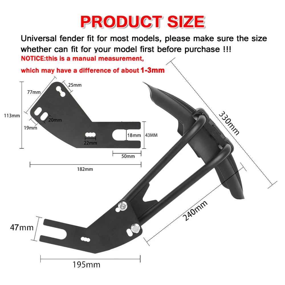 درابزين خلفي للدراجة النارية ، واقي رش الطين ، غطاء واقي لياماها MT07 ، التتبع ، هوندا CB650F ، CB650R ، CB650 ، R ، F #6