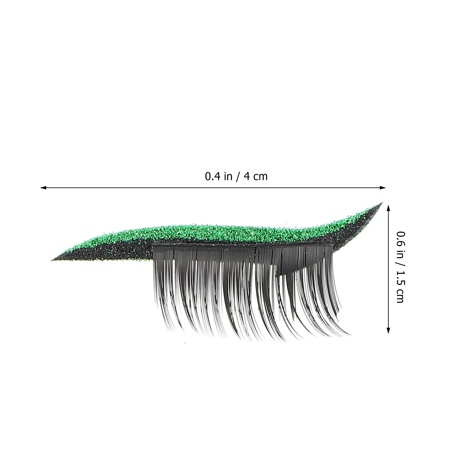 4 pares de cinta adhesiva impermeable para delineador de ojos, tira adhesiva fácil de quitar, perfecta para maquillaje diario, regalo de fiesta, Festival de Cosplay