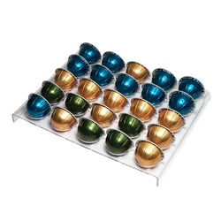 Coffee Capsule Storage Tray Drawer Insert Organizer Holds 25 Pods Compatible With Nespresso Vertuo Vertuoline Pods